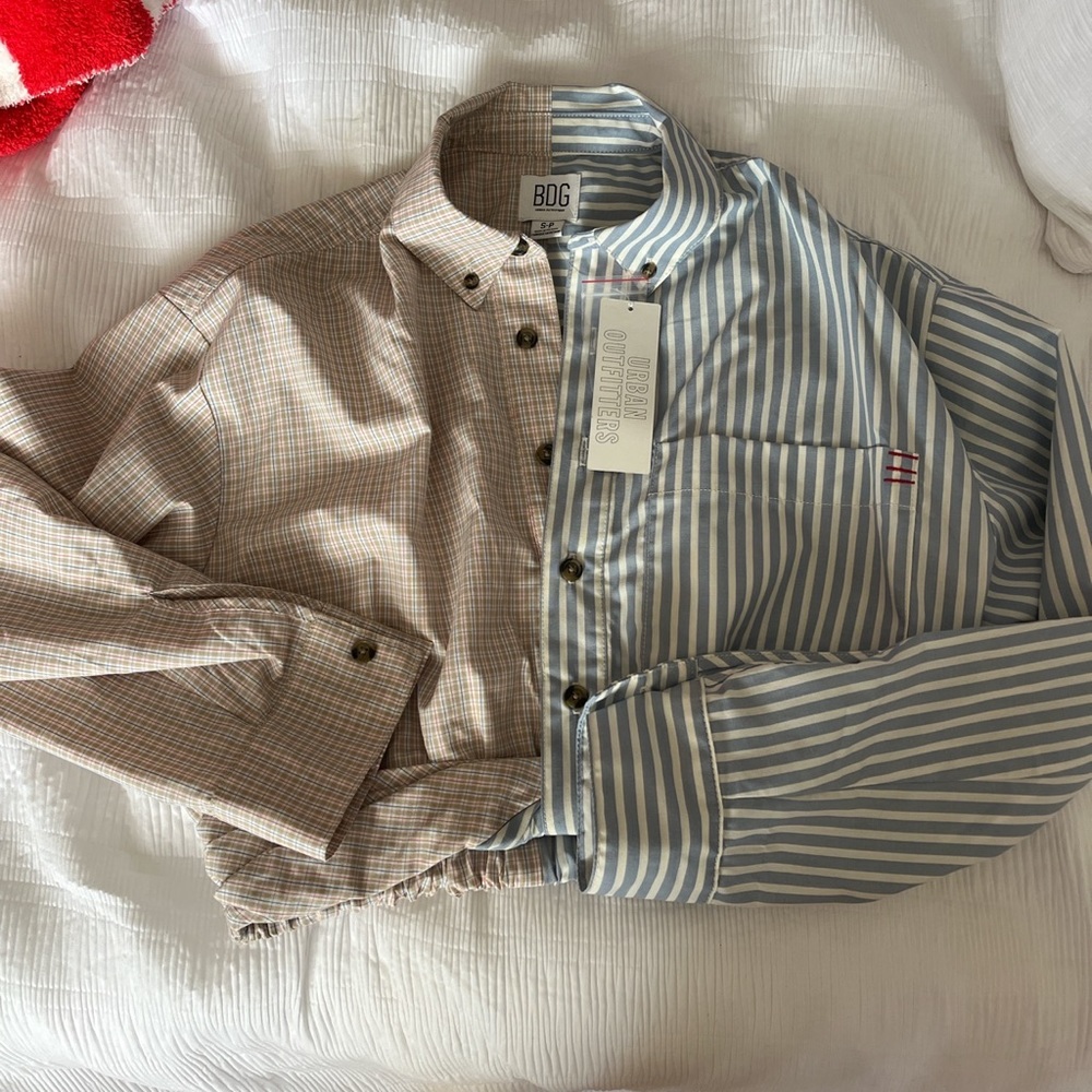 urban outfitters cropped shirt